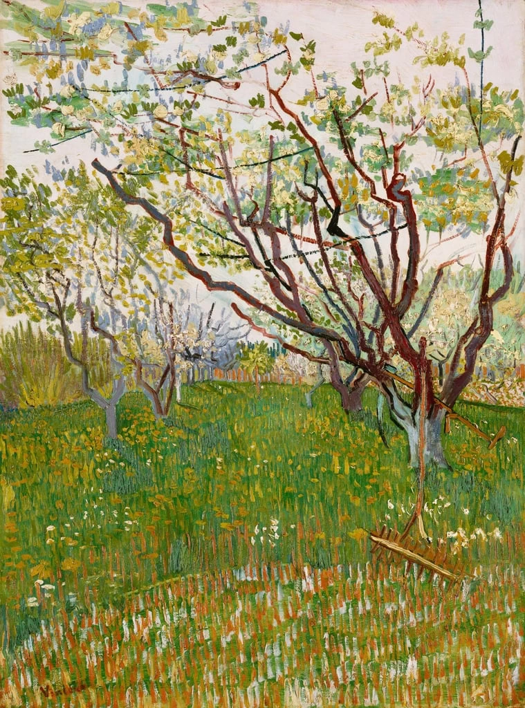  93-Vincent van Gogh-Il frutteto in fiore - Metropolitan Museum of Art, New York 